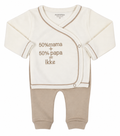 2-delig pakje 50% mama + 50% papa, zand