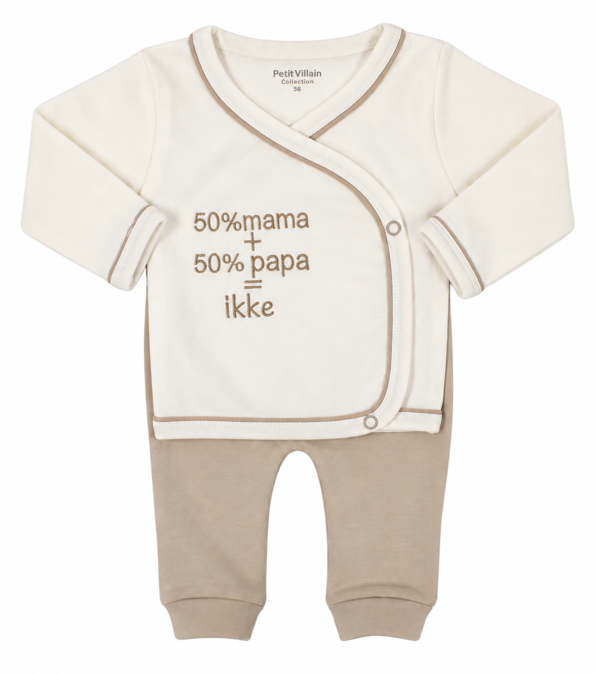 2-delig pakje 50% mama + 50% papa, zand