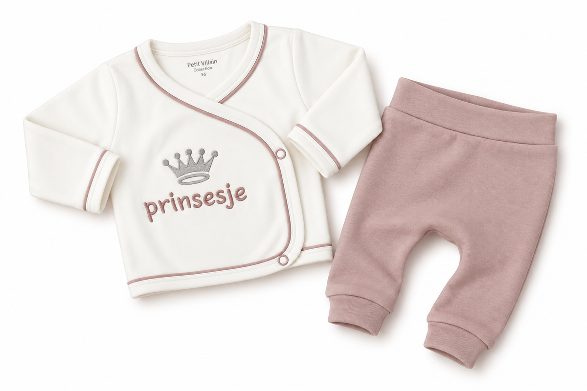 2-delig pakje prinsesje, oudroze