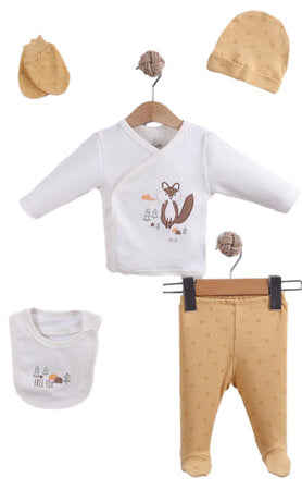 5-delige giftset vosje, oker