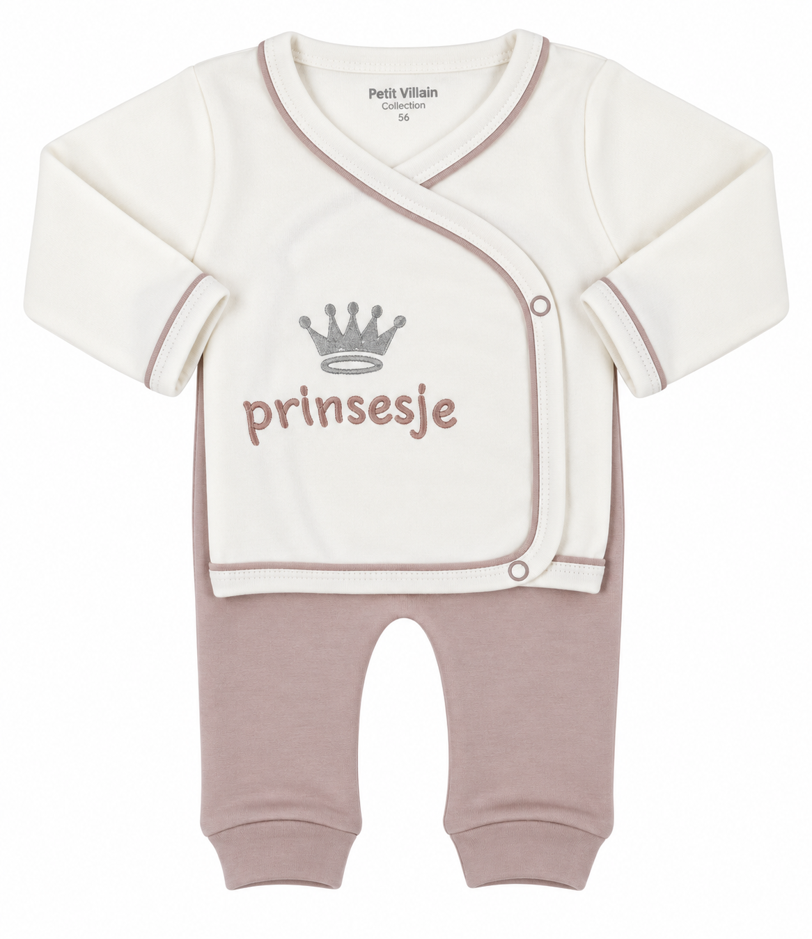2-delig pakje prinsesje, oudroze