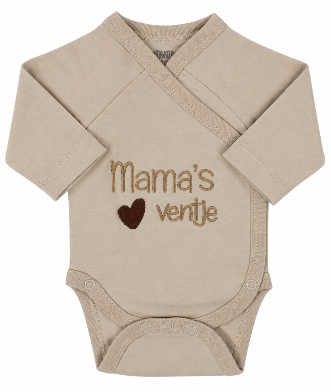 Baby overslagromper mama's ventje, zand