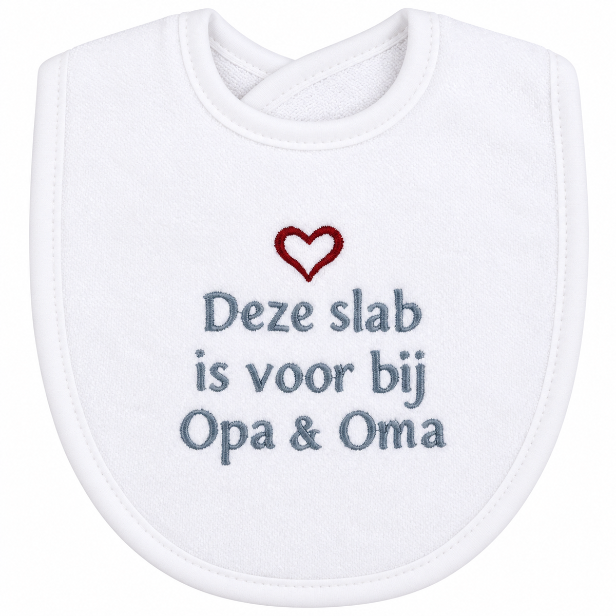 Slab voor bij oma & opa, wit/grijs