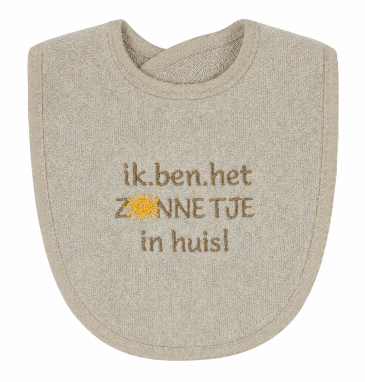 Slab zonnetje in huis, zand